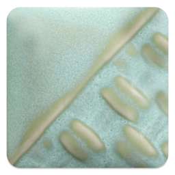 Mayco Stoneware Classic Glaze - Green Opal, fired at cone 10 reduction