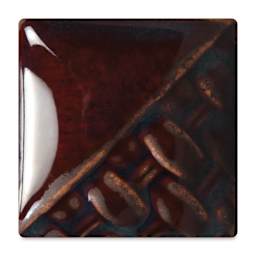 Mayco Stoneware Classic Glaze - Root Beer, fired at cone 6 oxidation