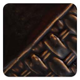 Mayco Stoneware Classic Glaze - Root Beer, fired at cone 10 reduction