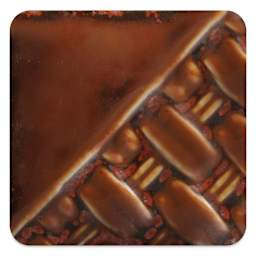 Mayco Stoneware Classic Glaze - Copper Float, fired at cone 10 reduction