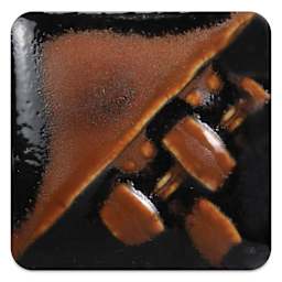 Mayco Stoneware Classic Glaze - Copper Ore, fired at cone 10 reduction