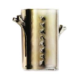 Spectrum Low Fire Metallic Glazes - Finished art in Golden Halo Gloss finish