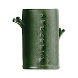 Spectrum Low Fire Metallic Glazes - Finished art in Green Patina Matte finish