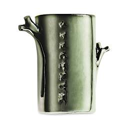 Spectrum Low Fire Metallic Glazes - Finished art in Green Mirror Gloss finish