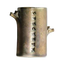 Spectrum Low Fire Metallic Glazes - Finished art in Brushed Bronze Matte finish
