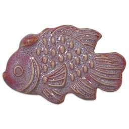 Spectrum Floating Glaze - Bougainvillea - finished fish example