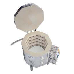 L&L Easy Fire Kiln - E18S-3, W5470, 240V, P1, 23.9 Amp open, top view