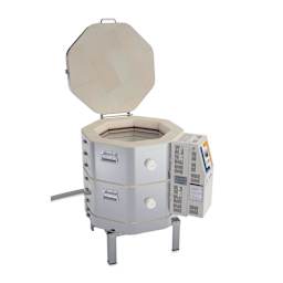 L&L Easy Fire Kiln - E18S-3, W5470, 240V, P1, 23.9 Amp open