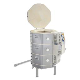 L&L Easy Fire Kiln - E18T-3, W8400, 240V, P1, 35.0 Amp open