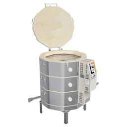 L&L Easy Fire Kiln - E23M-3, W11520, 240V, P1, 48.0 Amp open