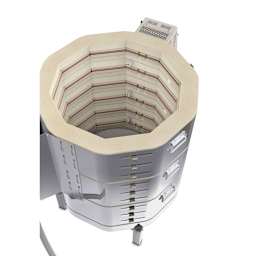 L&L Easy Fire Kiln - E23T-3, W9978, 208V, P1, 48.0 Amp kiln interior