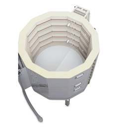 L&L Easy Fire Kiln - E28M-3, W13850, 208V, P3, 46.1 Amp kiln interior