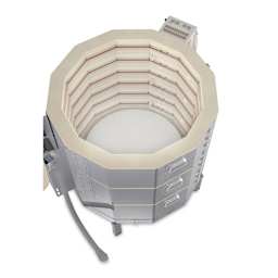 L&L Easy Fire Kiln - E28T-3, W14340, 208V, P3, 39.8 Amp - open, top view