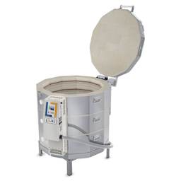 L&L Easy Fire Kiln - E28T-3, W14340, 208V, P3, 39.8 Amp - open