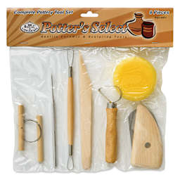 Potter's Select Complete Pottery Tool Set - Pkg of 8 - front of packaging