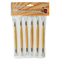 Potter's Select Ribbon Cutter Tools - Small, Set of 6 - front of packaging