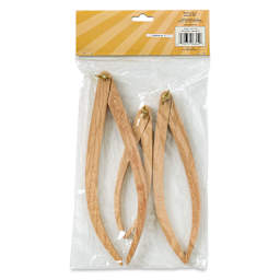 Potter's Select Wooden Calipers - Set of 3 - back of packaging