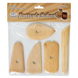 Potter's Select Wooden Potter's Ribs - Set of 5 - front of packaging