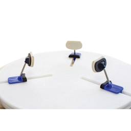 Giffin Grip Mittens for Hands - three soft foam pads on attached to Griffen Grip base - not included