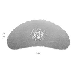 Mudtools Stainless Steel Drawing Rib - Bean, Organic - dimensions