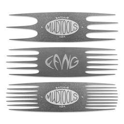 Mudtools FANG Stainless Steel Scoring Tools - Large Tooth