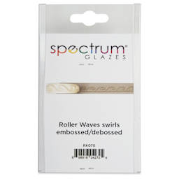 Spectrum Stamp Roller - Swirling Waves - back of packaging
