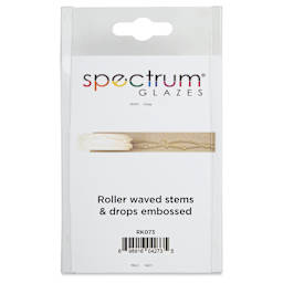 Spectrum Stamp Roller - Waves, Stems and Drops - back of packaging