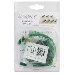 Spectrum Stamps - Snowflakes, Small, Set of 7 - back of packaging