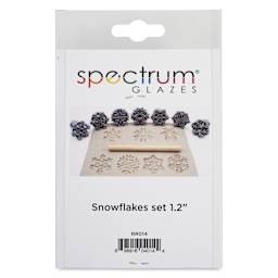 Spectrum Stamps - Snowflakes, Large, Set of 7 - front of packaging