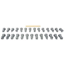 Spectrum Stamps - Courier Alphabet, Lowercase, Set of 27