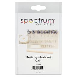 Spectrum Stamps - Music Symbols, Set of 9 - front of packaging