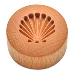 MKM Pottery Tools Curve Top Stamp - Scallop Shell
