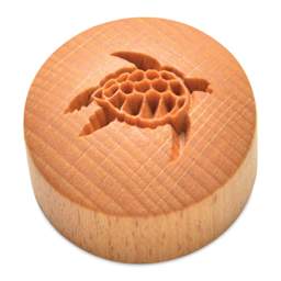 MKM Pottery Tools Curve Top Stamp - Sea Turtle