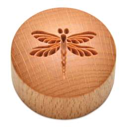 MKM Pottery Tools Curve Top Stamp - Dragonfly