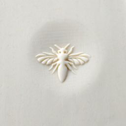 MKM Pottery Tools Curve Top Stamp - Bee - stamped into clay