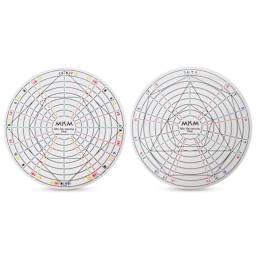 MKM Pottery Tools Decorating Disks - DD-10, Set of 2, Circle, 10" Dia