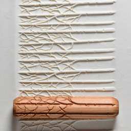 MKM Pottery Tools Hand Roller - Big, Winter Woods - rolled