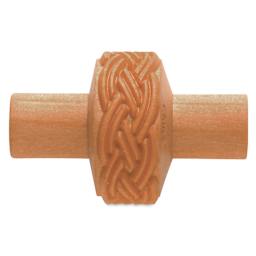 MKM Pottery Tools Small Handle Roller - Braid