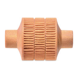 MKM Pottery Tools Medium Handle Roller - Layered Lines