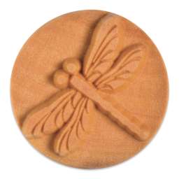 MKM Pottery Tools Round Stamp - SCL-005, Dragonfly, Large