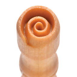 MKM Pottery Tools Mini Round Stamp - Single Spiral