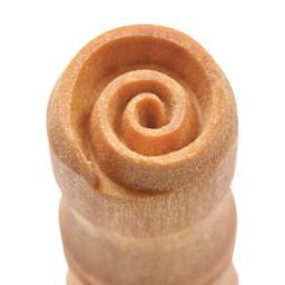MKM Pottery Tools Round Stamp - SCS-116, Spiral, Small