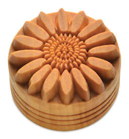 MKM Pottery Tools Round Stamp - SCL-109, Sunflower 2, Large
