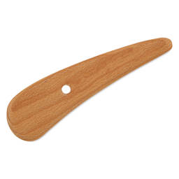 MKM Pottery Tools Wood Rib - W20, Large, 8.1" x 2.2" - back