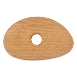 MKM Pottery Tools Wood Rib - W2A, Small, 2.6" x 1.8" - back