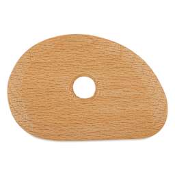 MKM Pottery Tools Wood Rib - W7A, Small, 3" x 2" - back