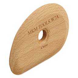 MKM Pottery Tools Wood Rib - W7A, Small, 3" x 2"