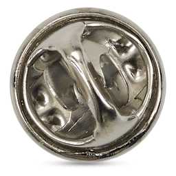 Elan Transfers Enamel Pin - Cone 6 back of packaging showing fastener