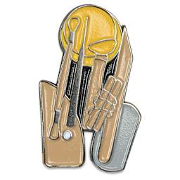 Elan Transfers Enamel Pin - Pottery Tools