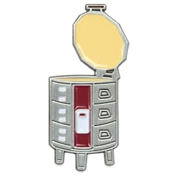 Elan Transfers Enamel Pin - Red Kiln